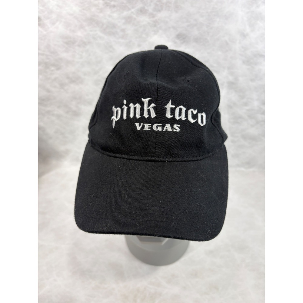 Hard Rock Hotel Las Vegas Pink Taco Black Baseball Cap Hat SM Cotton Blend